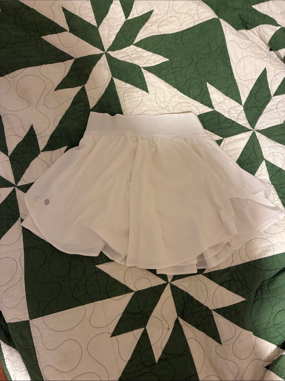 lululemon white tennis skirt
